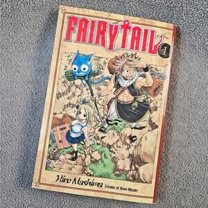 Fairy Tail, Vol. 1 Eng - Paperback Manga Graphic Novel By Hiro Mashima - GREAT